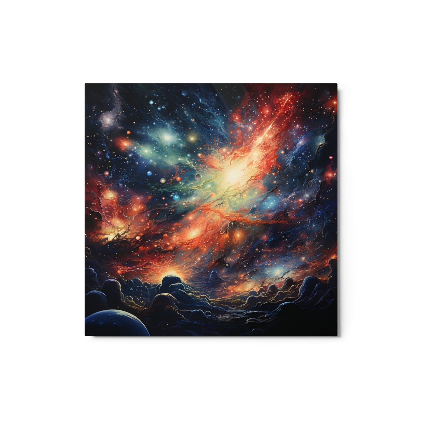 Nebula Whispers: Eternal Frontier Metal Print