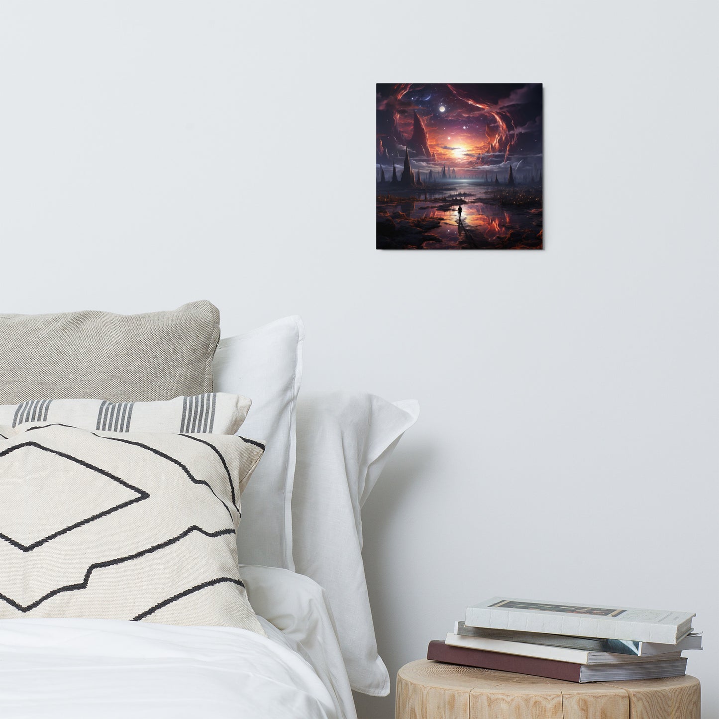 Nebula Nights: Horizons Metal Print