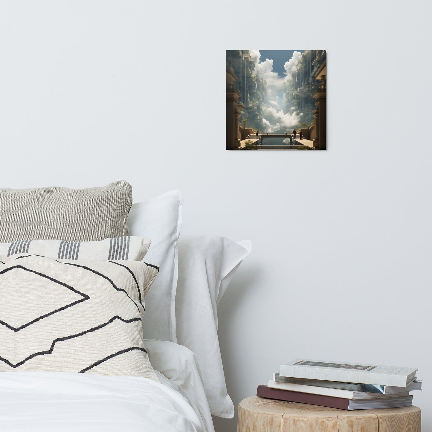 Urban Mirage: Reality Reimagined Metal Print