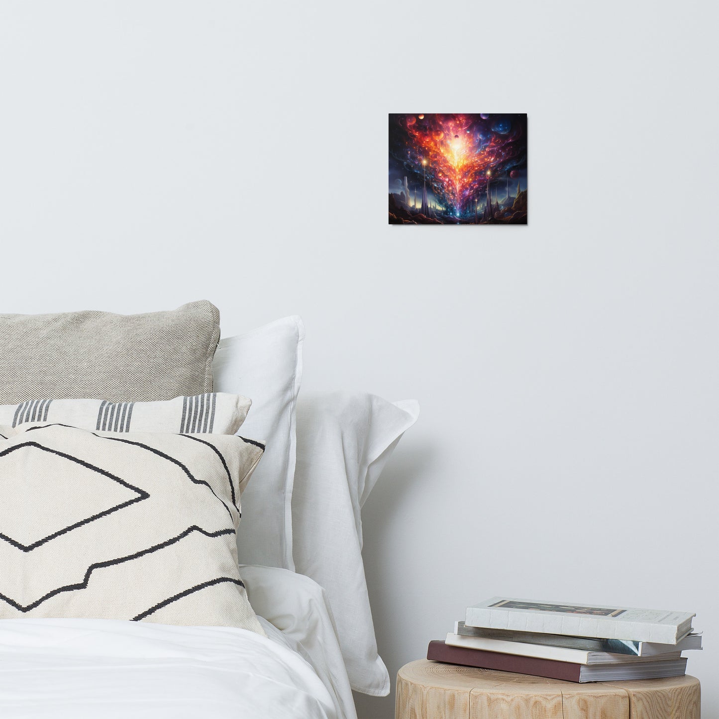 Nebula Whispers: Infinite Tapestry Metal Print