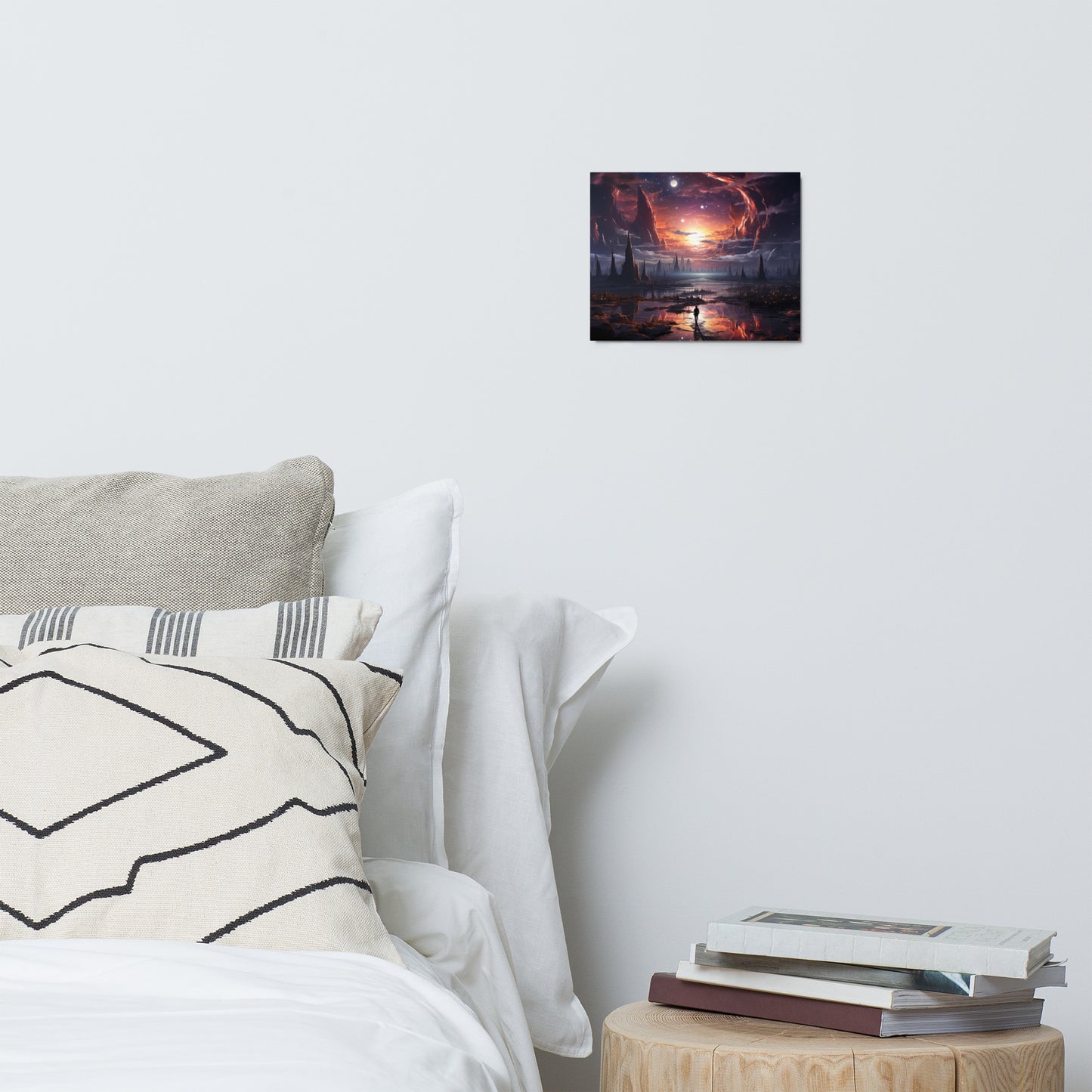 Nebula Nights: Horizons Metal Print