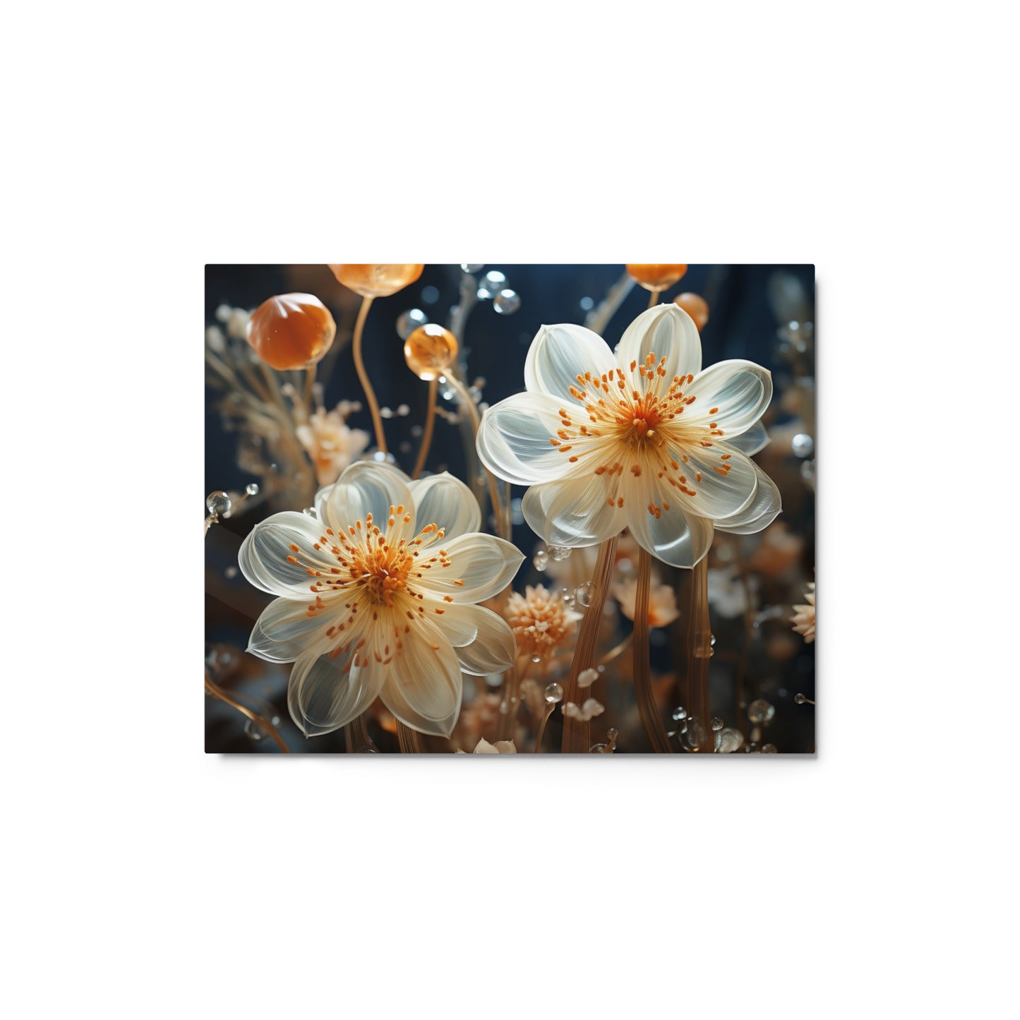 Transient Garden: Unveiled Metal Print