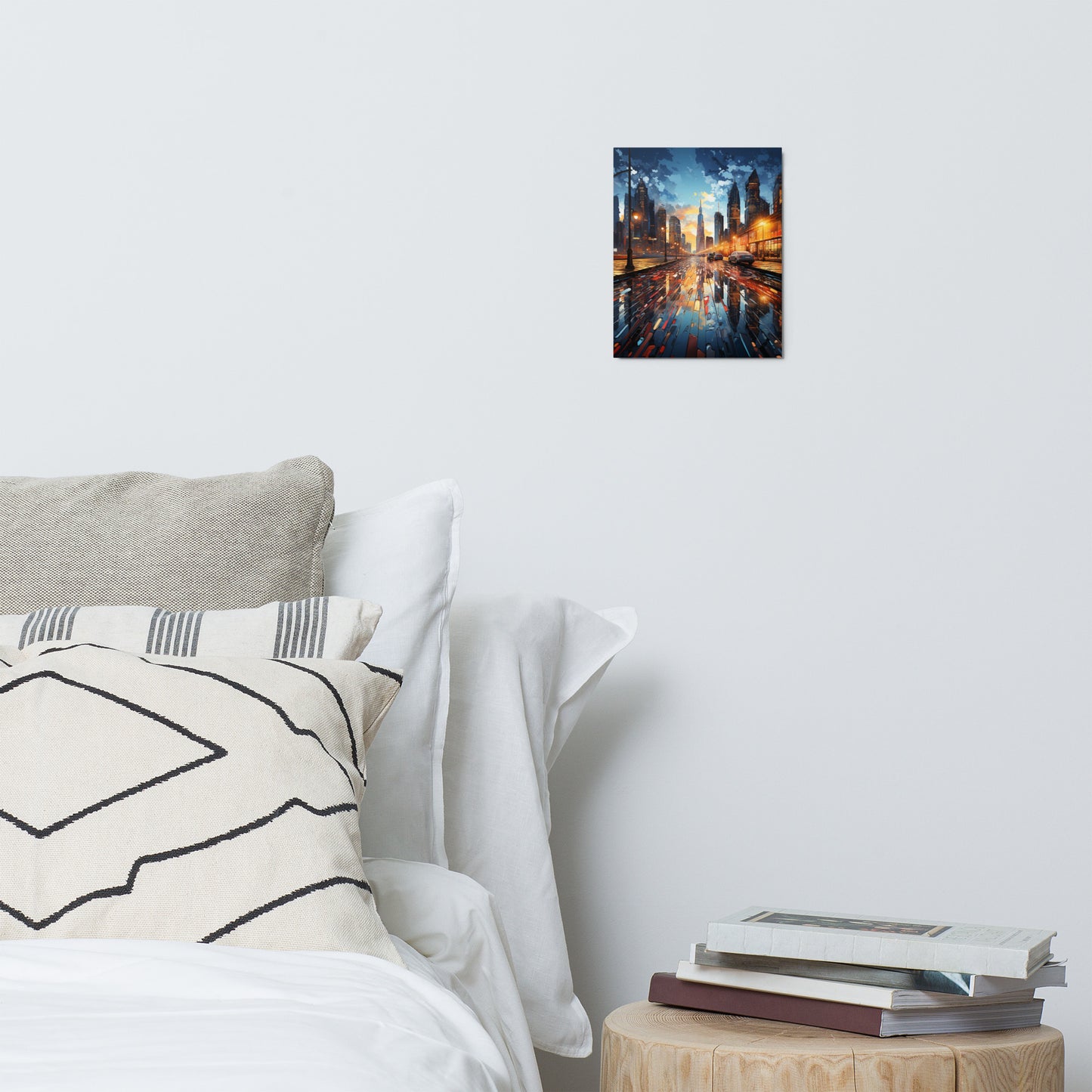Pixel Metropolis: Urban Wonders Metal Print