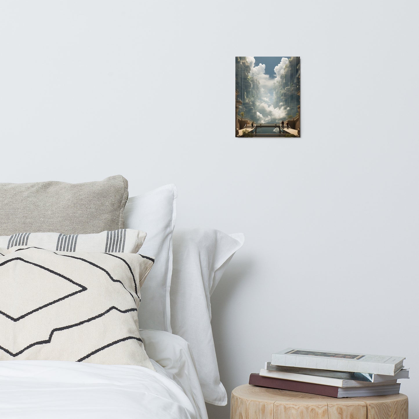 Urban Mirage: Reality Reimagined Metal Print