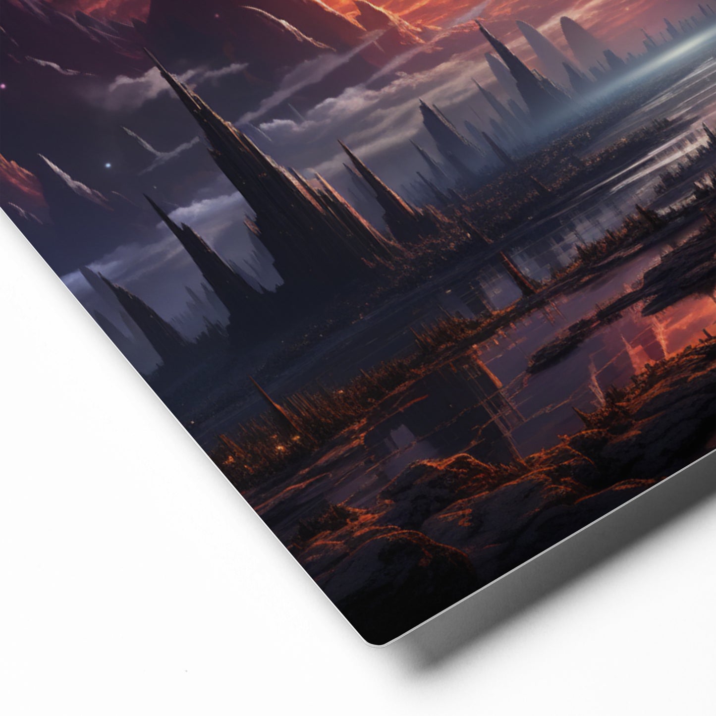 Nebula Nights: Horizons Metal Print