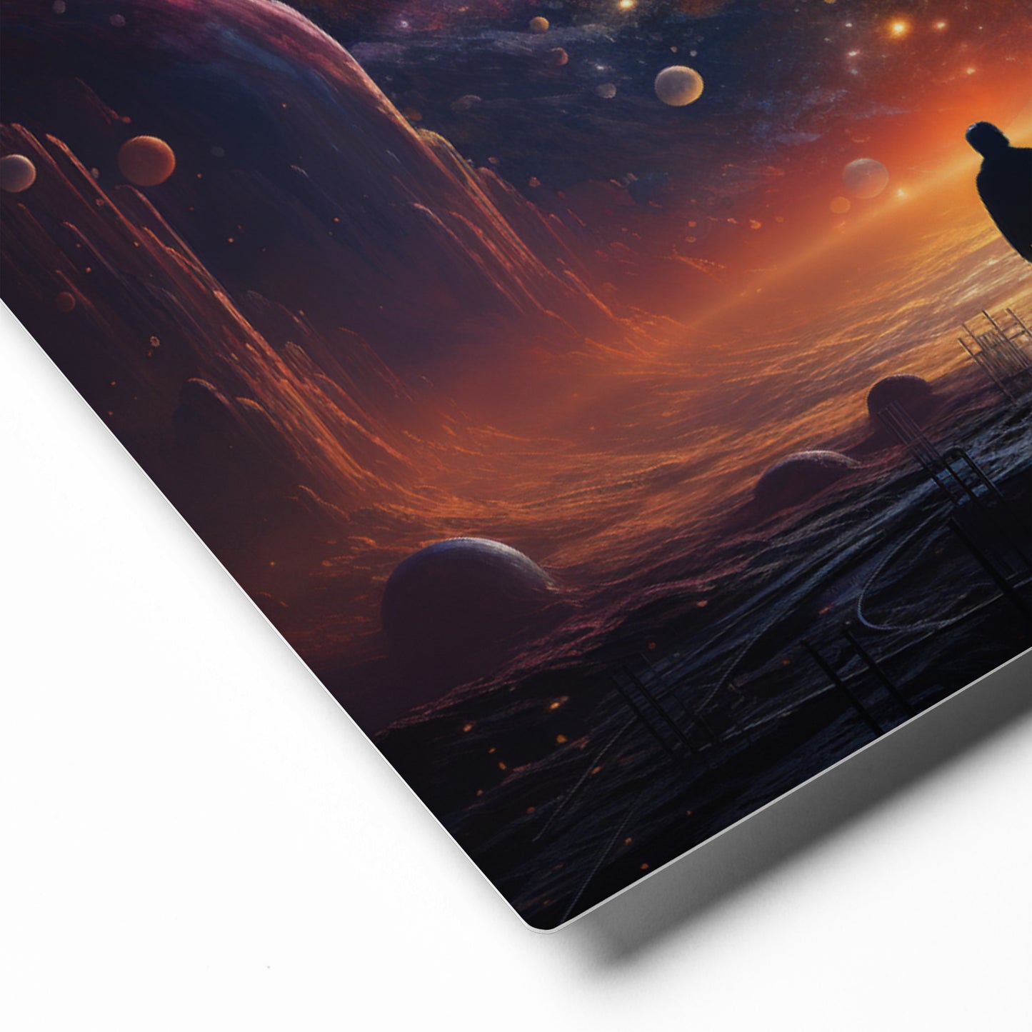 Nebula Nights: Beyond the Void Metal Print