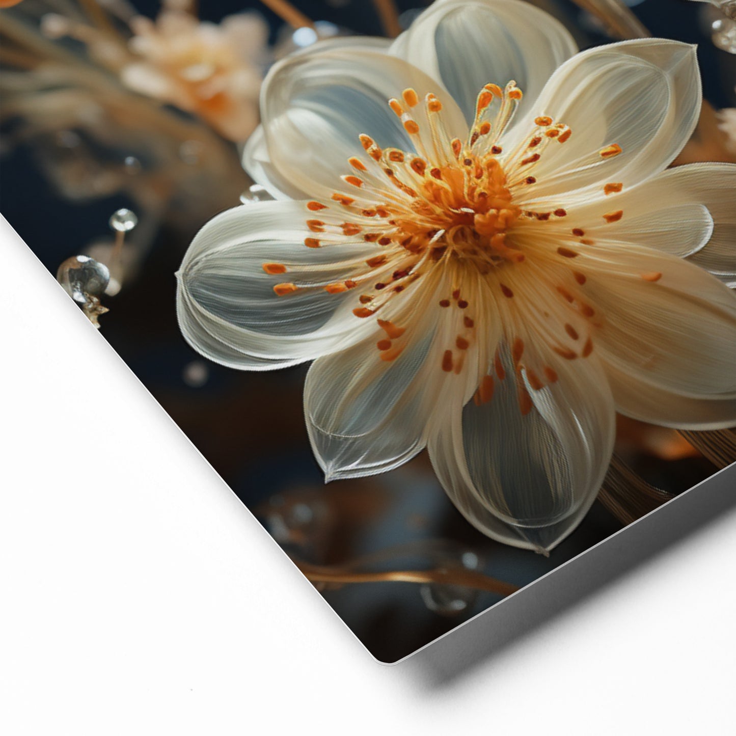 Transient Garden: Unveiled Metal Print