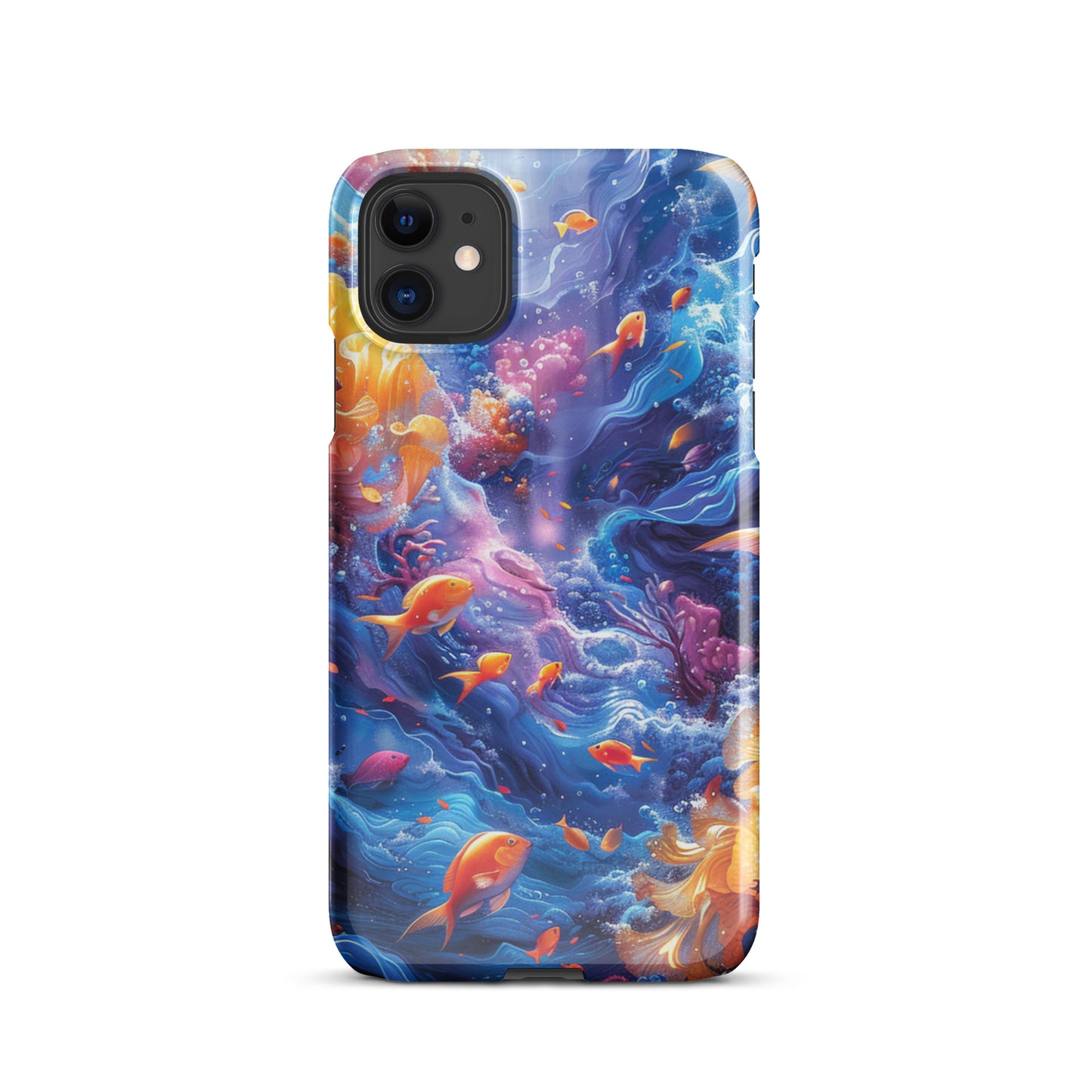 Aquatic Abstraction Odyssey Snap case for iPhone®