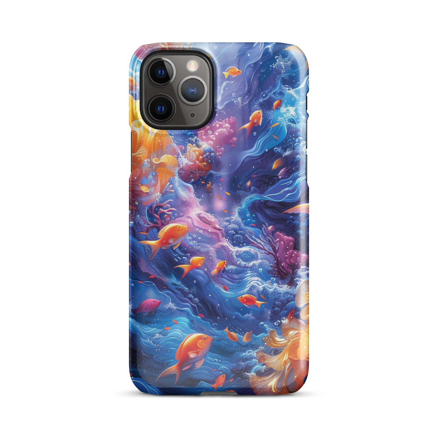 Aquatic Abstraction Odyssey Snap case for iPhone®