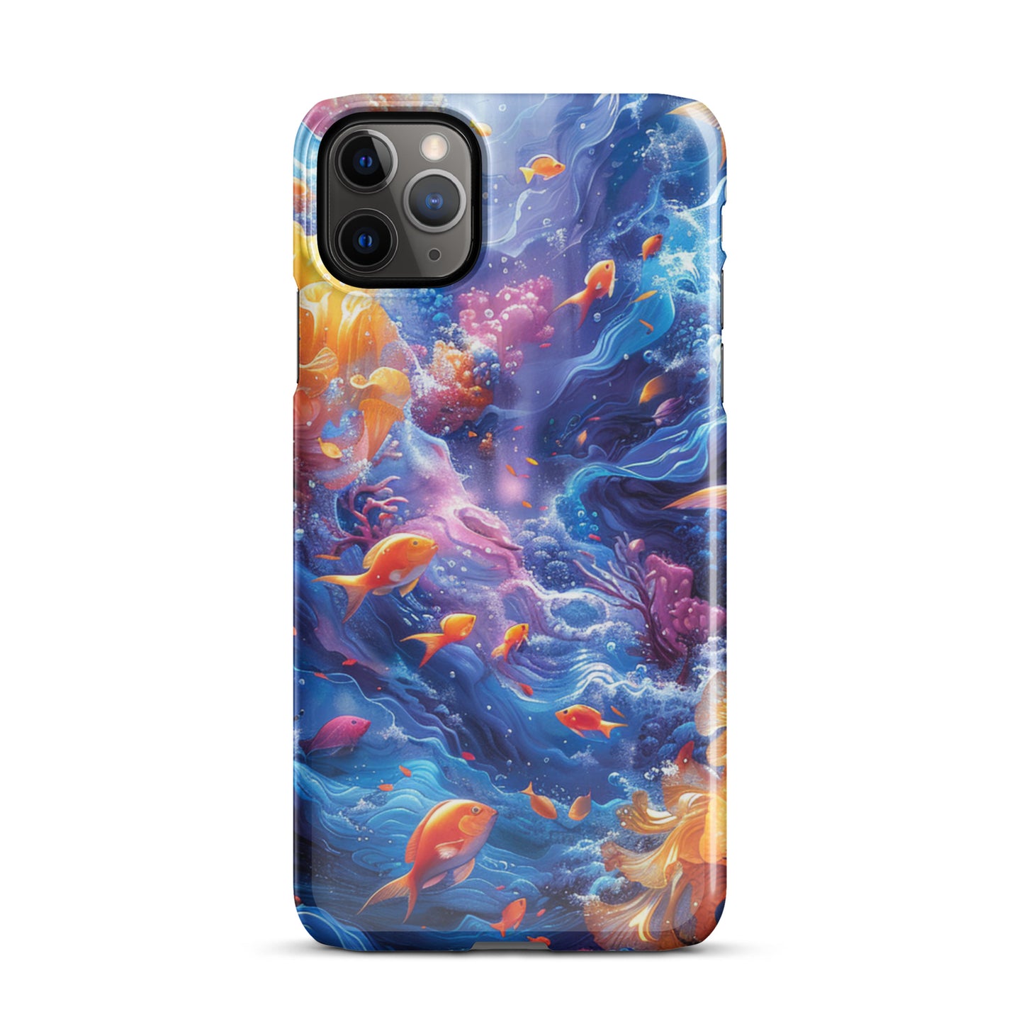 Aquatic Abstraction Odyssey Snap case for iPhone®