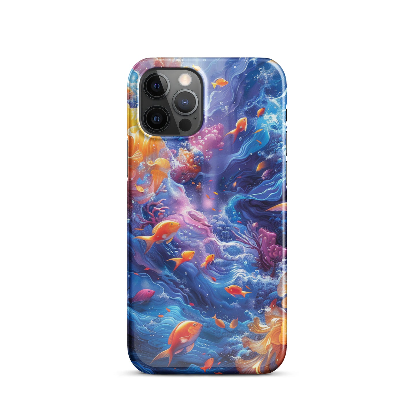 Aquatic Abstraction Odyssey Snap case for iPhone®
