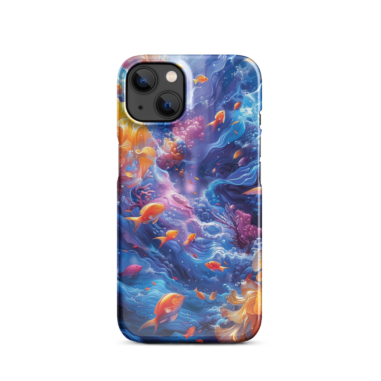 Aquatic Abstraction Odyssey Snap case for iPhone®