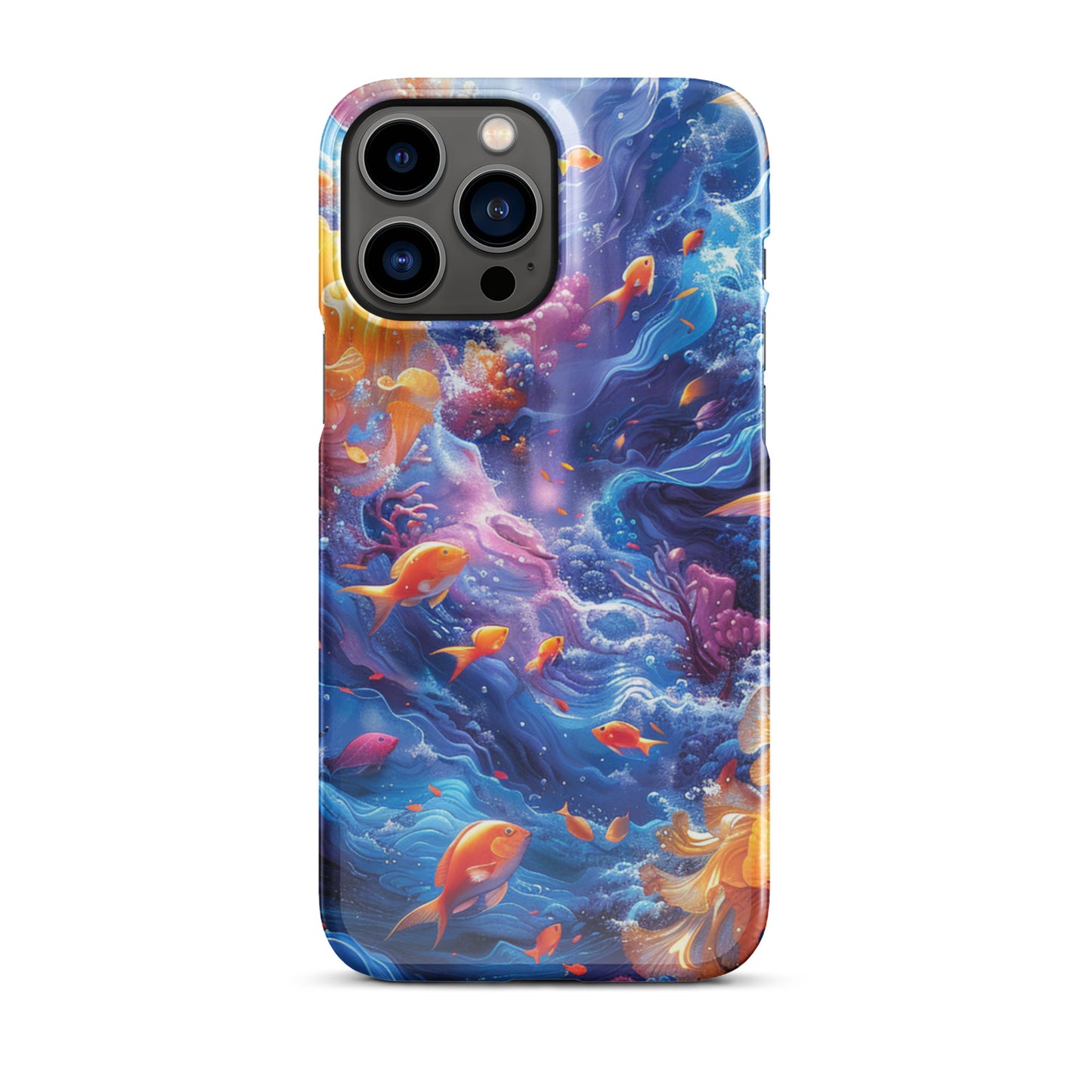 Aquatic Abstraction Odyssey Snap case for iPhone®