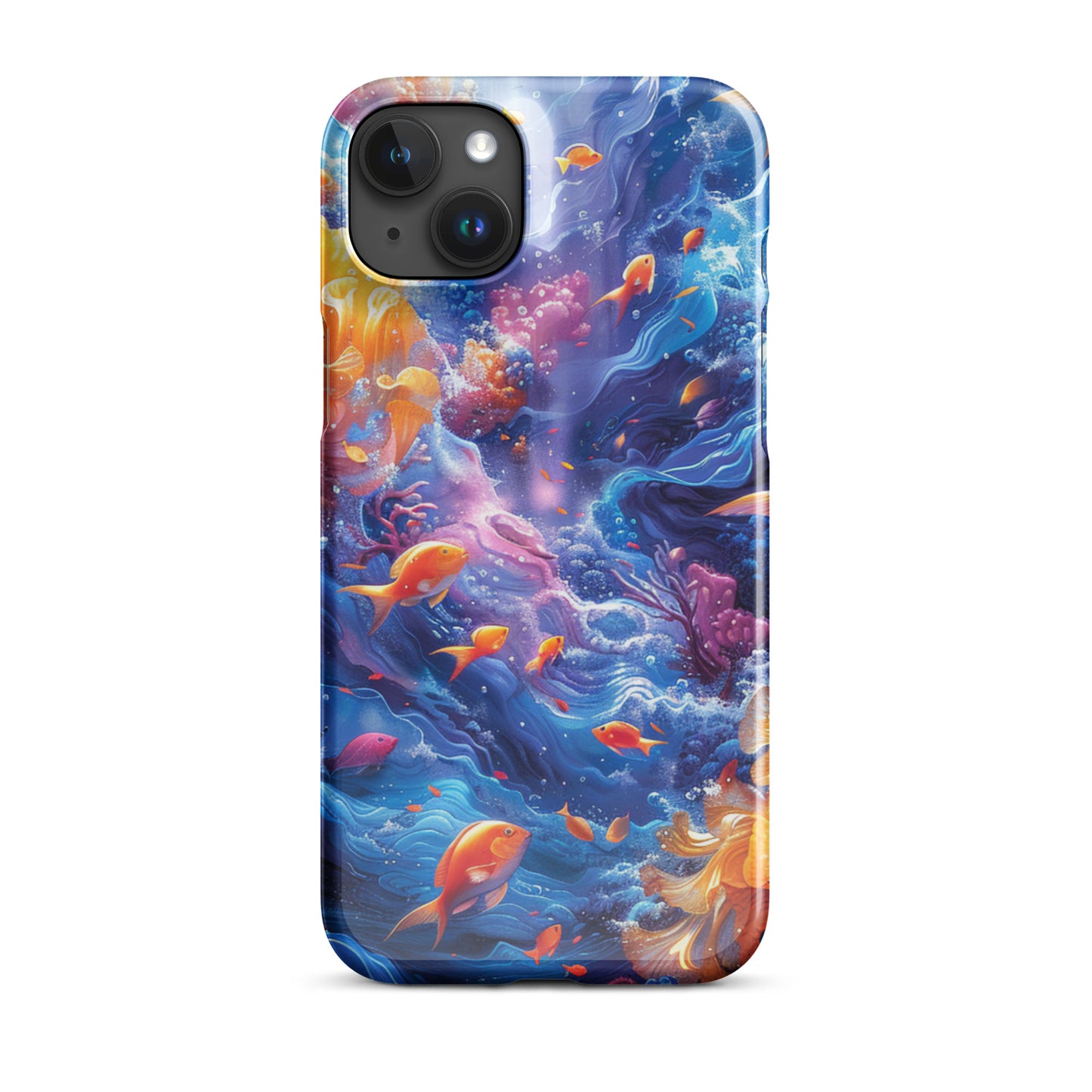 Aquatic Abstraction Odyssey Snap case for iPhone®