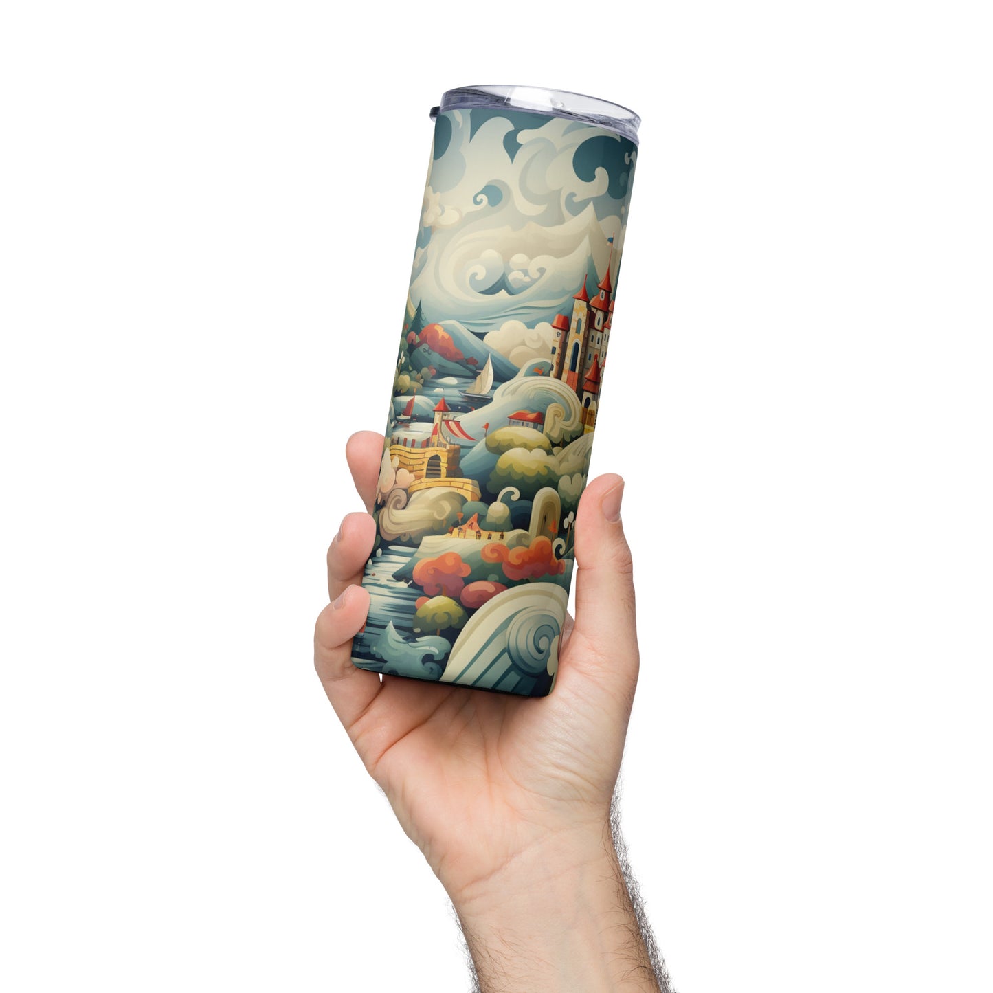 Whimsical Castle Stainless steel tumbler