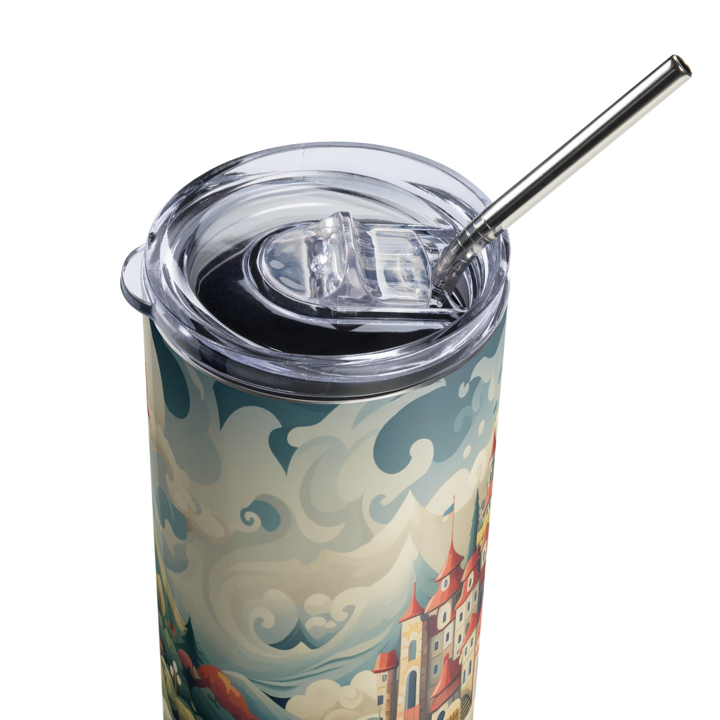 Whimsical Castle Stainless steel tumbler