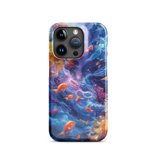 Aquatic Abstraction Odyssey Snap case for iPhone®