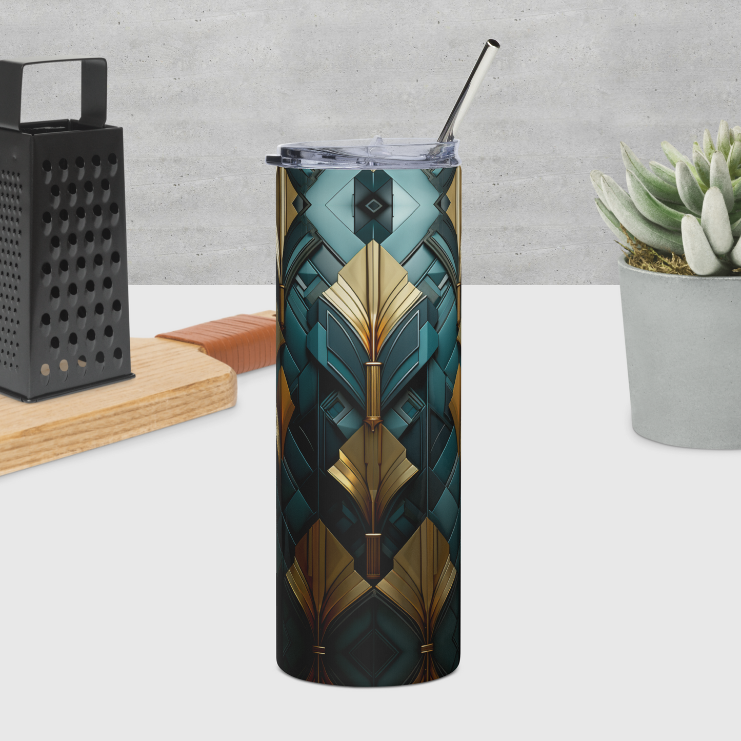 Golden Radiance Stainless steel tumbler