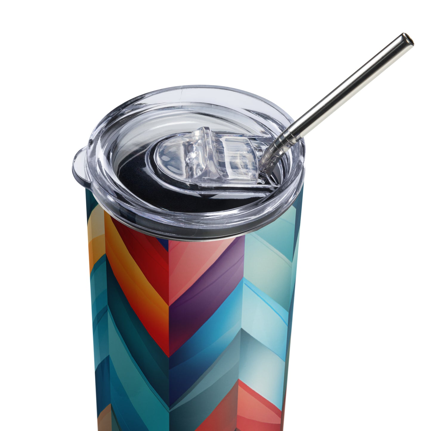 Geometric Triad Stainless steel tumbler